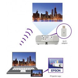 Epson ELPAP10 Wi-Fi Adaptör Kablosuz Aktarıcı